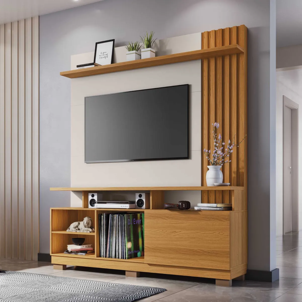 Home Theater Artheo 1.6 1P6N Cinamomo.Off White HB Moveis — Cinamomo/Off White