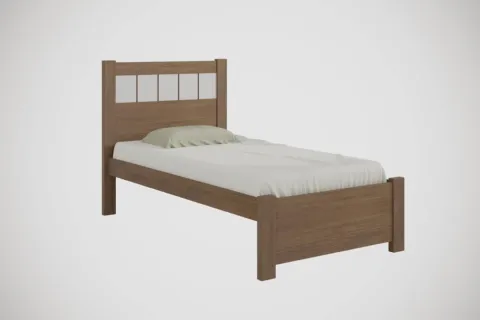 Cama Solteiro Primicia Plus Castanho.Off White D Doro