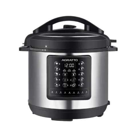 Panela de Pressao Multifuncoes Digital APPF01I 01 Inox 6 Litros 1000W 127v Agratto