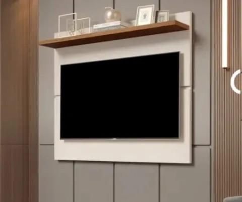 Painel Vivare 108 New Off White.Freijo Giga Moveis