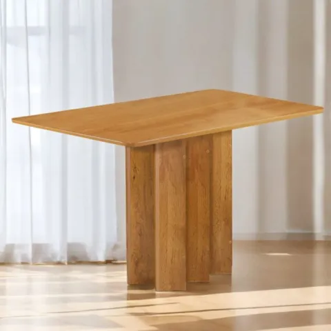 Mesa Recife 120x80 Tampo Londres Canto Copo sem Vidro Cel Moveis