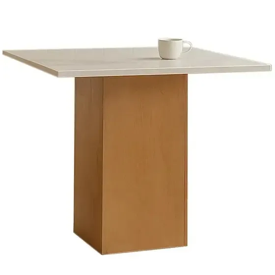Mesa Dakota 90x90 Tampo Dakota Plus Canto Reto sem Vidro Cel Moveis — Cinamomo