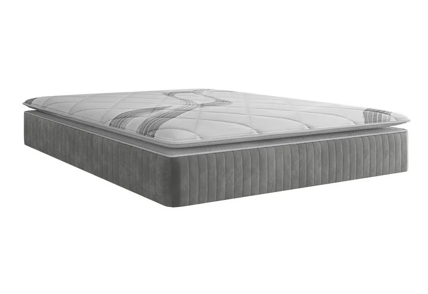 Colchao Casal Sensys Molas Ensacadas 138x188x36 Portobel — Colchão Casal 138x188x36 - Branco/Cinza