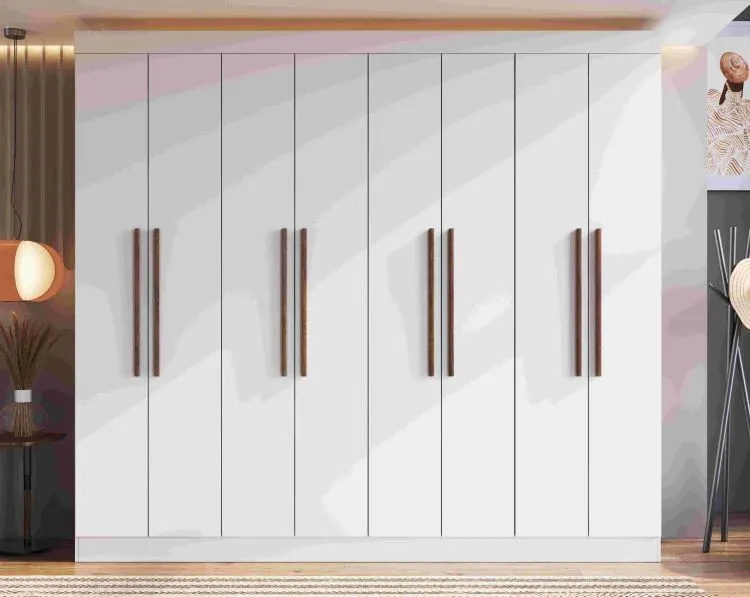 Roupeiro California 8P4G Doripel — Branco