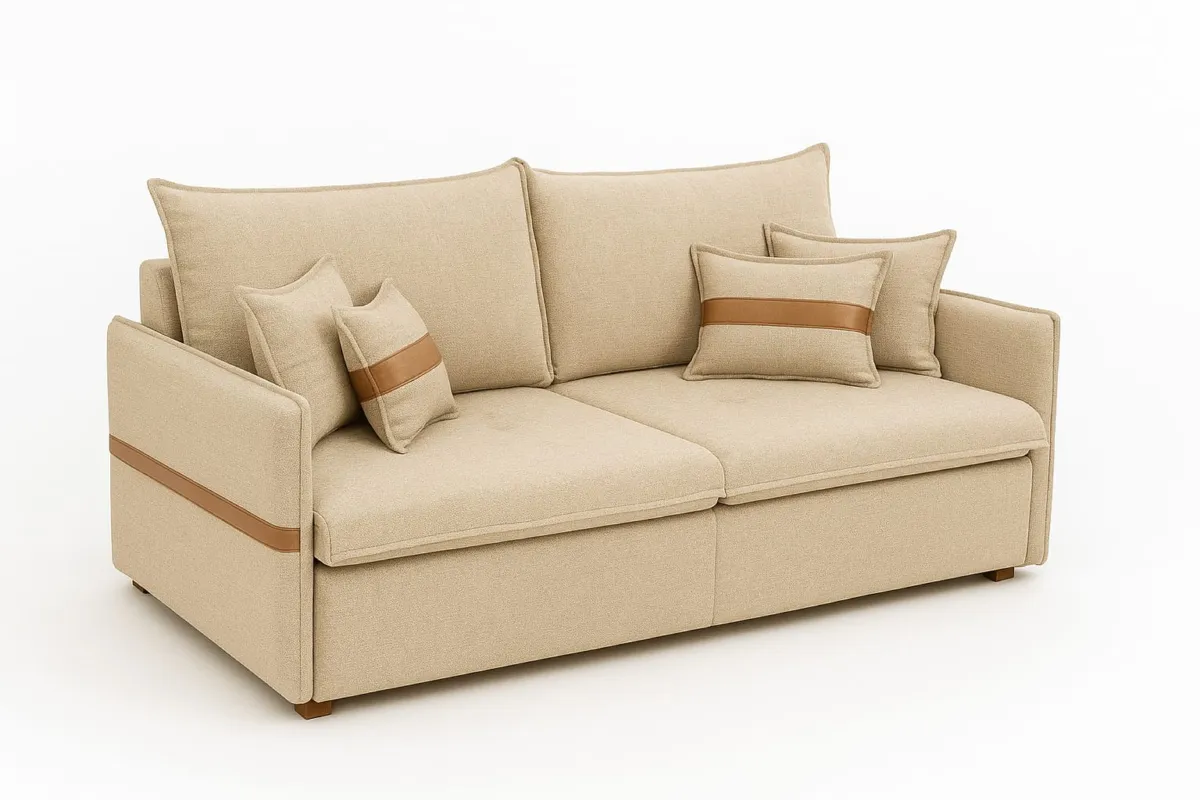 Sofa Retratil Reclinavel sem Caixa Leticia 220 Linho Saturno Azul 14 Idealle — Linho Bege 23
