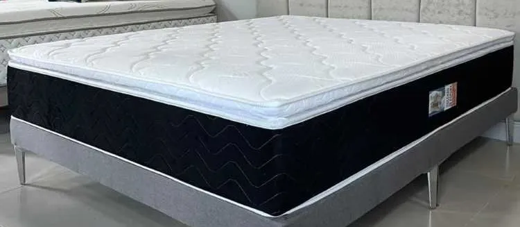 Colchao Casal Premium D45 com Pillow Top 138x188x32 EcoTec — Colchão Quenn Premium D45 158x198x32