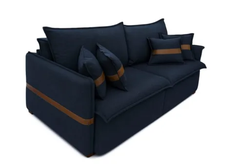 Sofa Retratil Reclinavel sem Caixa Leticia 220 Linho Saturno Azul 14 Idealle
