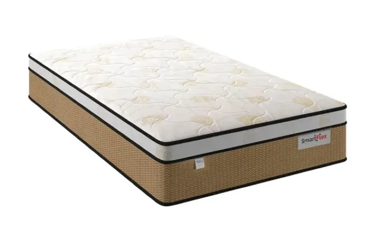 Colchao Casal SmartFlex Molas Superlastic 138x188x30 Plumatex — Colchão Solteiro SmartFlex