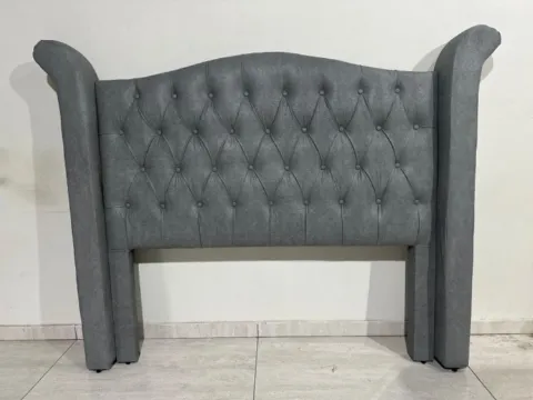 Cabeceira Queen Dacar 158 Linhao Cinza SR Cabeceiras