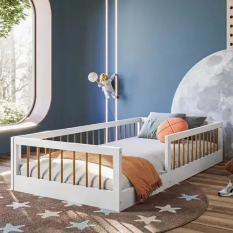 Cama Solteiro Ana Branco.Amadeirado Tigus