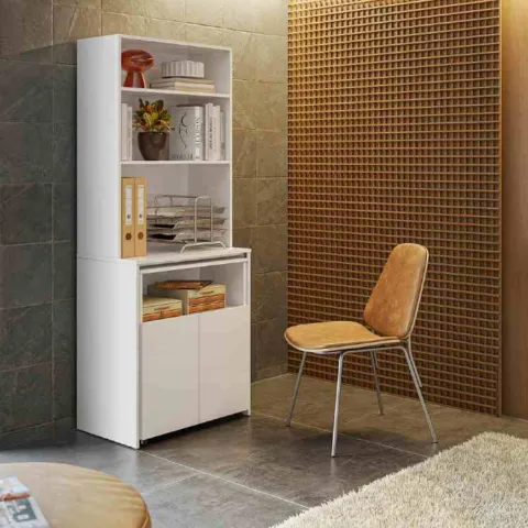 Mesa Duo com Tampo de Mesa Retratil Modo Escritorio Kits Parana