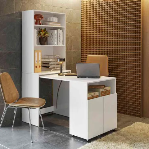 Mesa Duo com Tampo de Mesa Retratil Modo Escritorio Visualizacao Aberto Kits Parana
