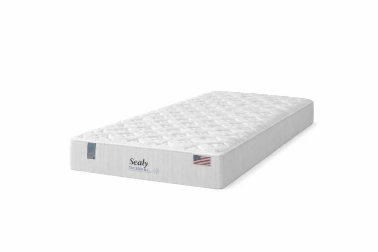 Colchao Casal Sealy Tucson Gel Pillow Flat Molas Ensacadas 138x188x32 Plumatex — Colchão Solteiro Tucson Gel - 88x188x32