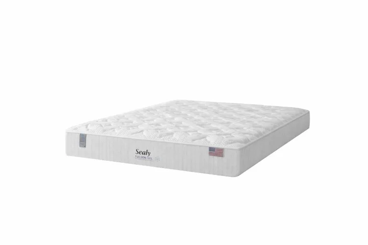 Colchao Casal Sealy Tucson Gel Pillow Flat Molas Ensacadas 138x188x32 Plumatex — Colchão Casal Tucson Gel - 138x188x32