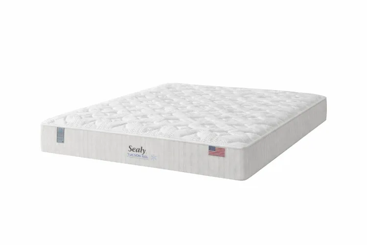 Colchao Casal Sealy Tucson Gel Pillow Flat Molas Ensacadas 138x188x32 Plumatex — Colchão Queen Tucson Gel - 158x198x32