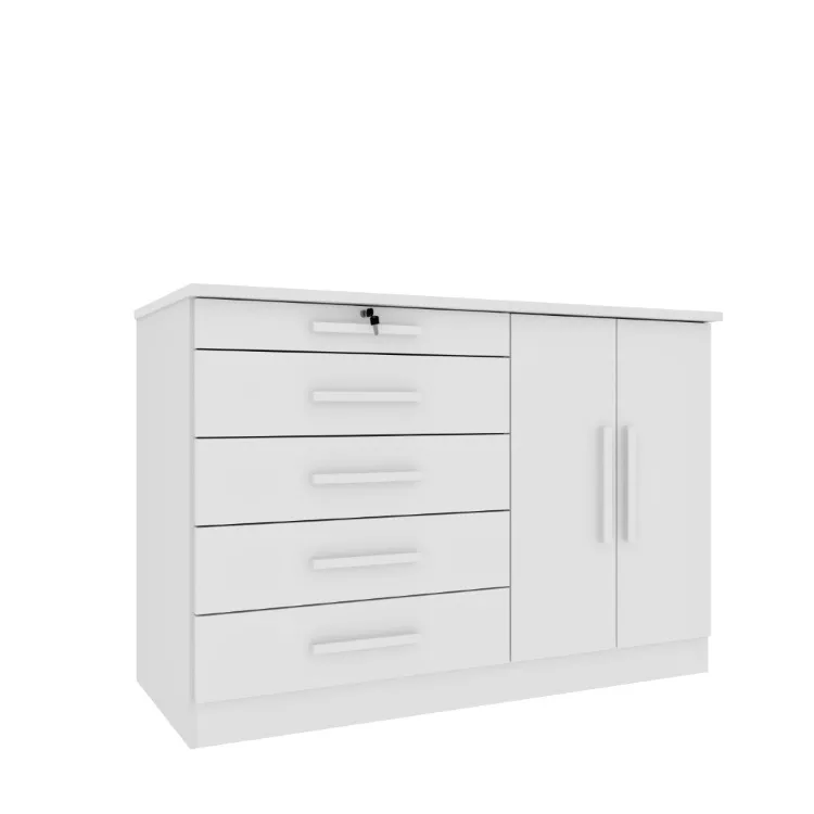Cômoda Mármara/Istambul 5G2P Cinamomo/Cinamomo TCIL — Cômoda Mármara/Istambu - Neve/Neve