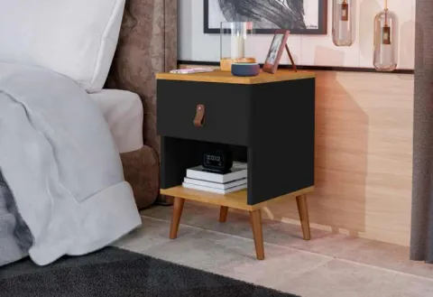 Mesa de Cabeceira Larissa 1G1N da J&A Moveis