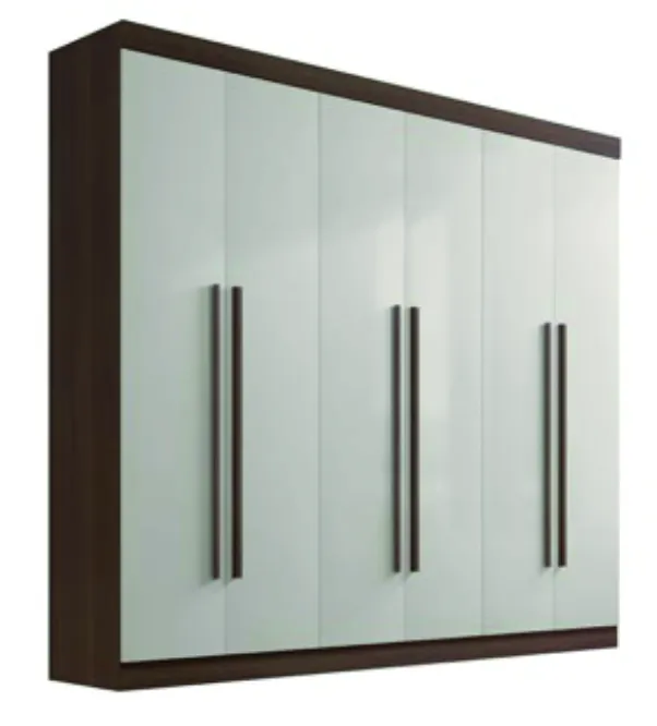 Roupeiro Monte Carlo 6P4G D Doro — Castanho/Off White