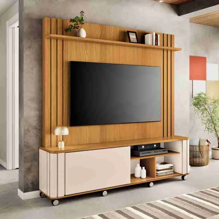 Home Theater Trinus 1.8 HB Moveis — Cinamomo/Off White