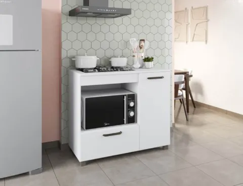 Balcao CookTop Manu Plus 4 Bocas Moveis Parana