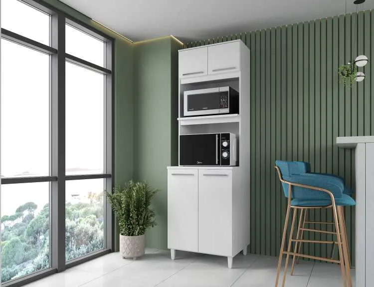 Torre Quente Sofia 4P2N Moveis Parana — Branco
