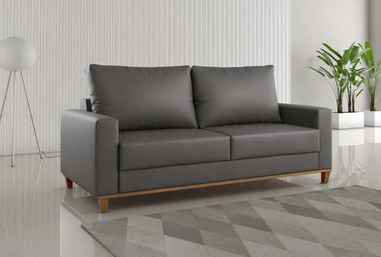 Estofado Living Felicia 180 3 Lgs Viero — Corino Chumbo