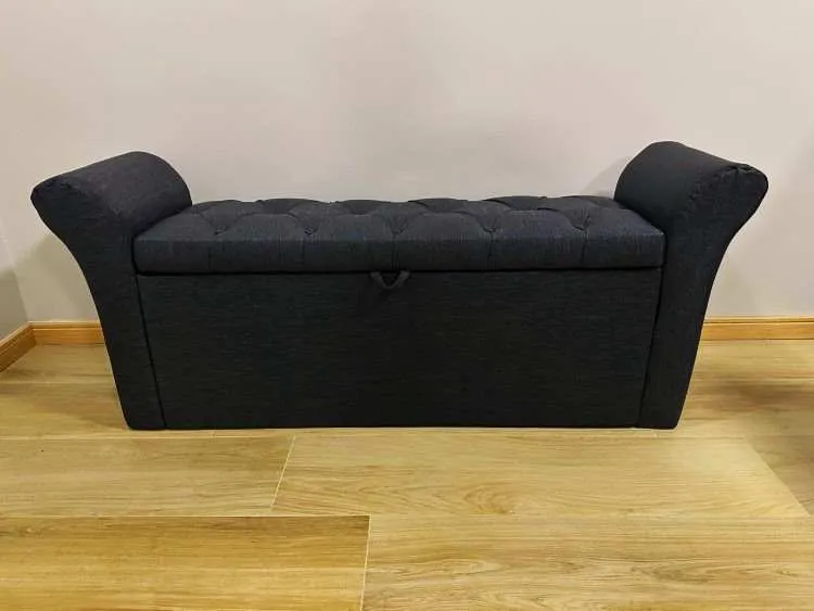 Recamier Casal dacar 138 Corino Preto SR Cabeceiras — Recamier Casal Dacar - Corino Preto
