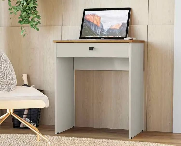 Escrivaninha Essencial 1G Rud Rack — Cedro/Areia