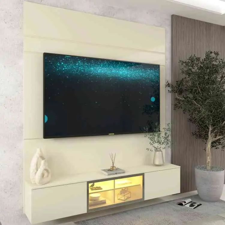 Home Luminare Reflecta 153 com LED 3V Gelius — Off White/Naturale