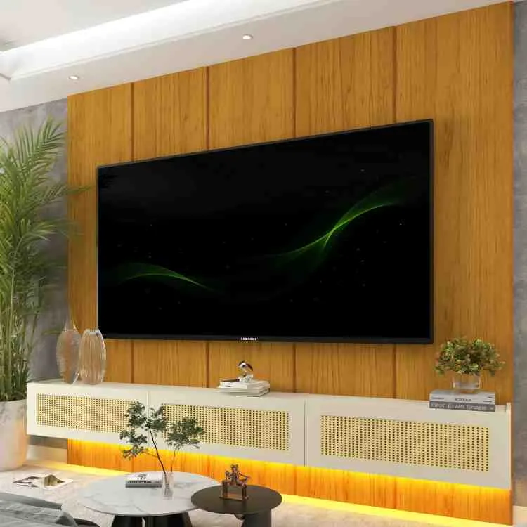 Home Realce/Native 220 com LED Off White/Off White/Tela Rattan Creme 3V Gelius — Naturale/Off White/Telea Rattan Creme