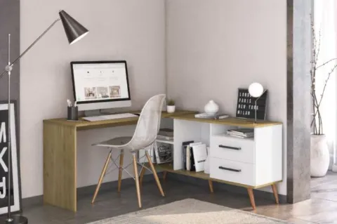 Mesa de Escritorio 4120 2G3N I9casa Moveis