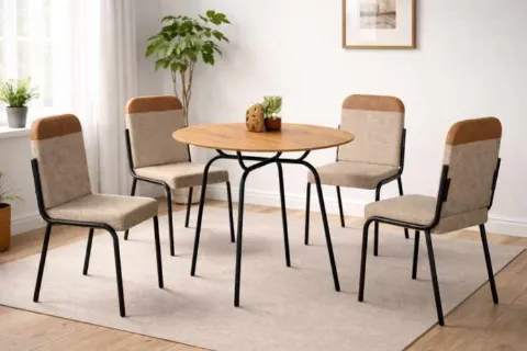 Conjunto Mesa Malta Tampo Rendono 90 com 4 Cds Malta + Base Inovare para Mad Tubo Minas