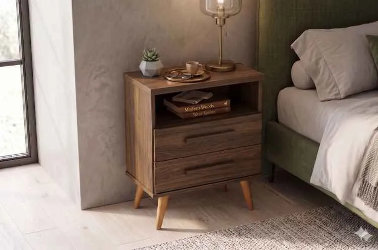 Mesa de Cabeceira Flora 2G Jequitiba J&A Moveis — Jequitibá