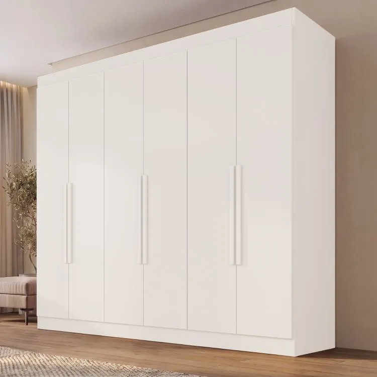 Roupeiro Roma 6P2G Salleto — Branco