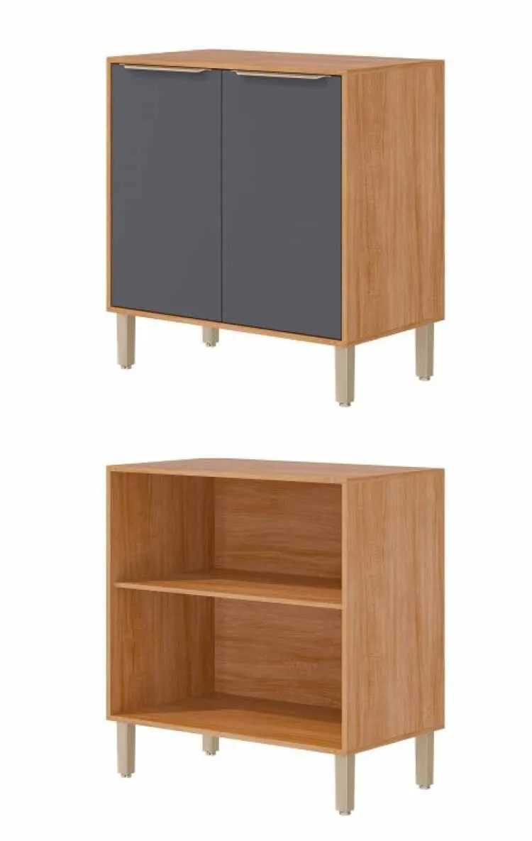 Balcao Divina/Esplendida/Celeste/Aurea 80 2P MGM Moveis — Cinamomo/Titanium