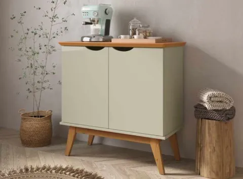 Buffet Prism 2P Off White/Cinamomo Patrimar