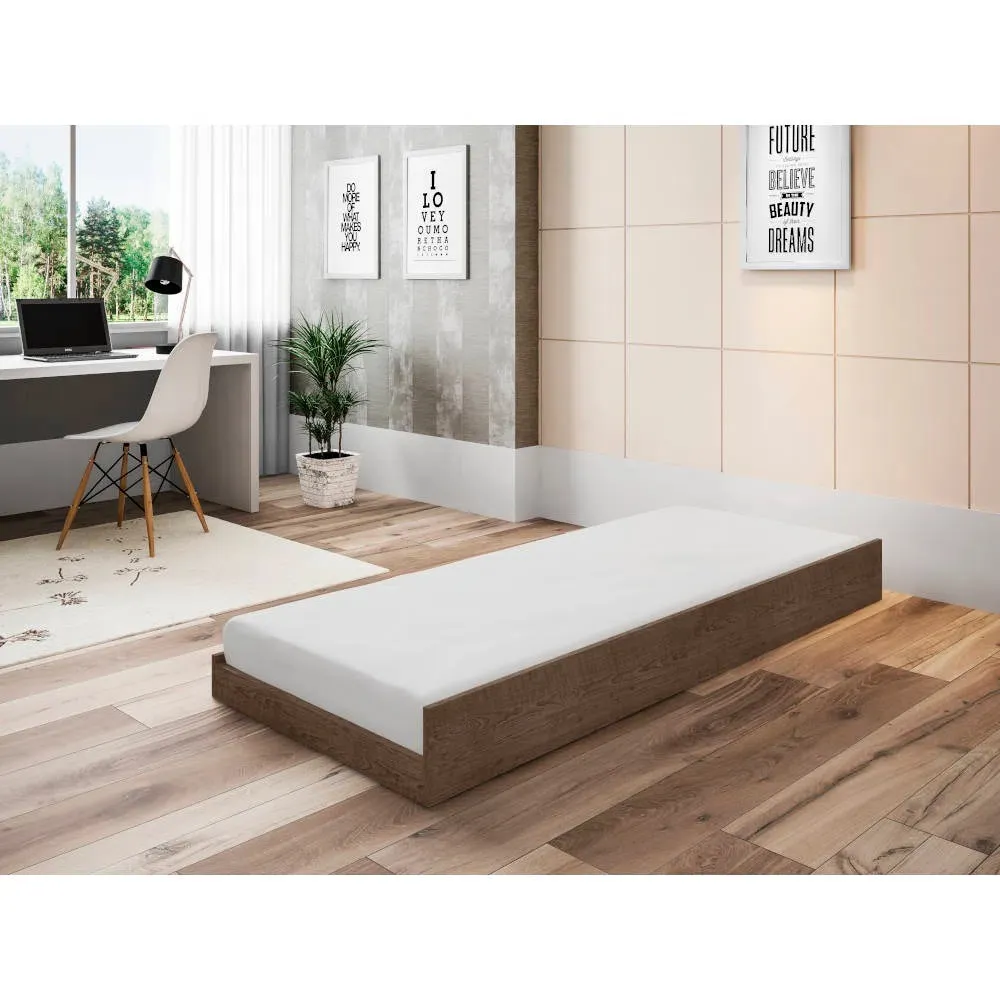 Cama Auxiliar Larissa.Dani F06 Capuccino Framar — Cama Auxiliar Larissa Chocolate