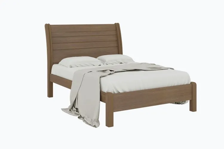 Cama Casal Esmeralda Plus D Doro — Castanho