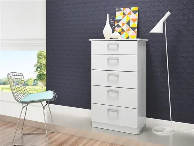 Comoda Lara 5Gvs 5Gvs Movemax NO ESTADO — Branco