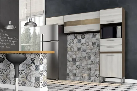 Cozinha Bella 3Pcs Sem Balcao Movemax NO ESTADO