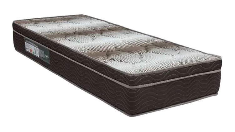 Colchao Casal Light Ortopedico 138x188x23 Ortobom — Solteiro Light Orto Marrom/Branco