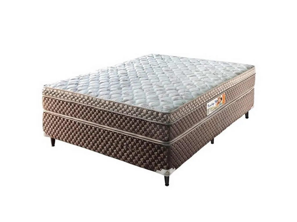 Colchobox Casal RondoComfort Light 138x48 Rondomoveis — Rondocomfort Casal - Marrom/Bege