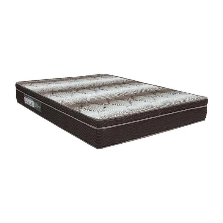 Colchao Casal Light Ortopedico 138x188x23 Ortobom — Casal Light Orto Marrom/Branco