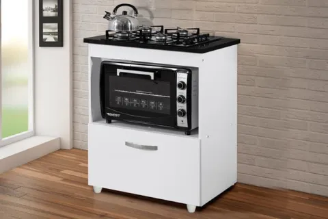 Balcao Salvia para CookTop 5 Bocas Kaiki
