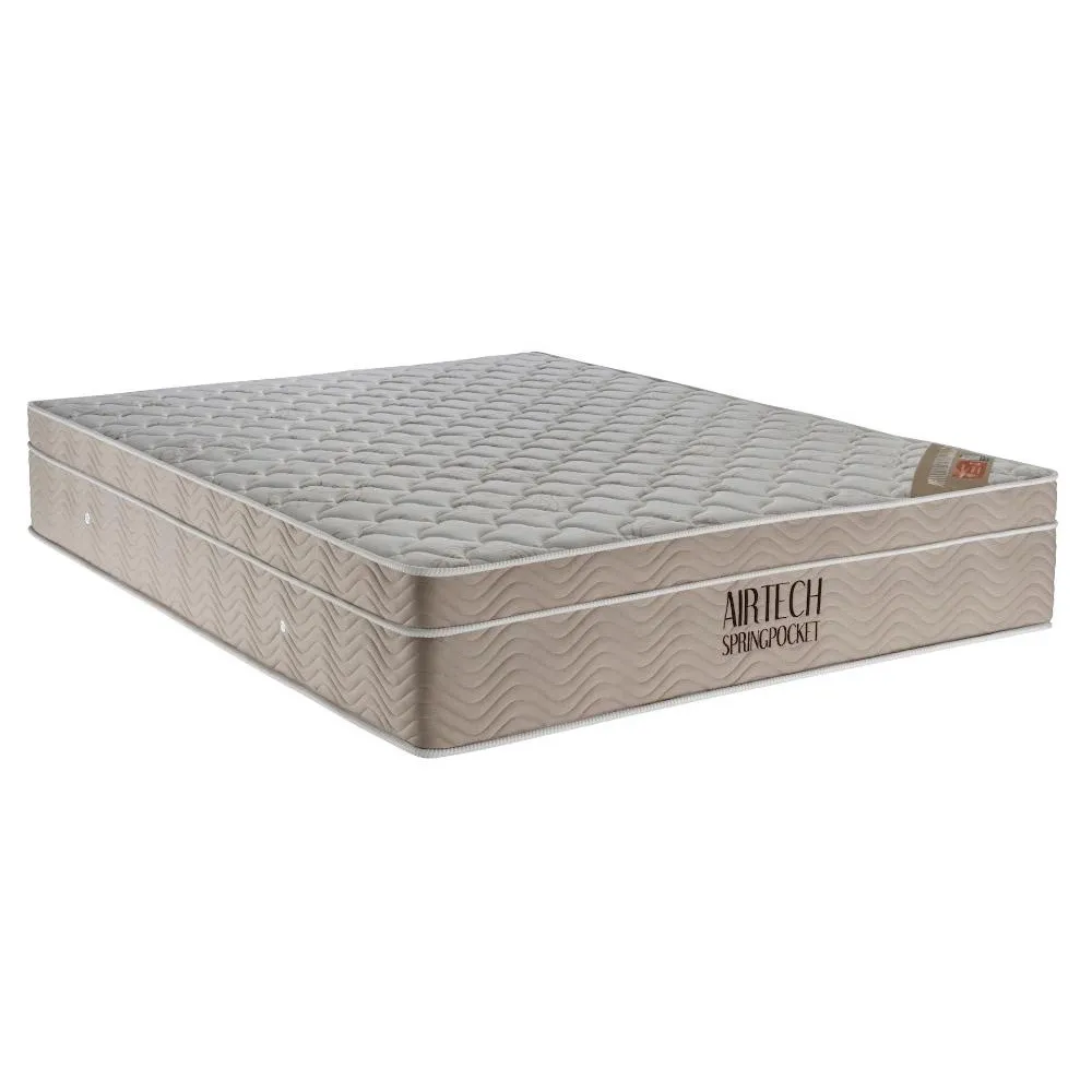 Colchao Casal AirTech Spring Pocket 138x188x25 Ortobom — Casal Air Tech Spring Pocket 138x30