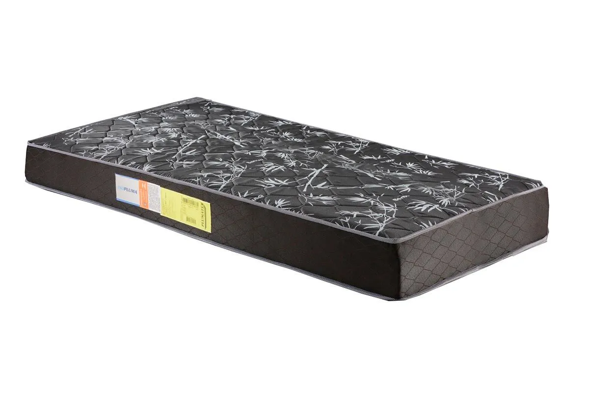 Colchao Casal Isopluma D28 138x188x18 Preto Plumatex — Solteiro Preto 18
