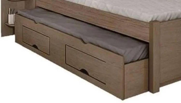Box Cama Auxiliar Milenio ou Primicia com 2G Castanho D Doro — Cama Auxiliar  Milênio -  Ipê Demolição