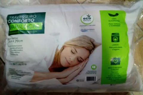 Travesseiro Conforto Bariloche Microfibra 70x50 Eco Brasil