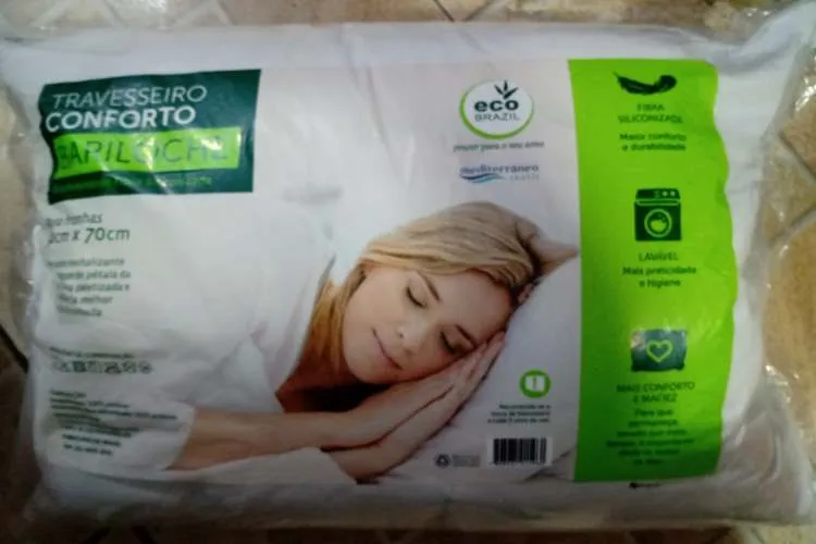 Travesseiro Conforto Bariloche Microfibra 70x50 Eco Brasil — Travesseiro Bariloche Microfibras