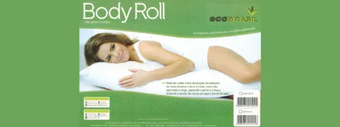 Casal Almofada Rolete Eco Brasil